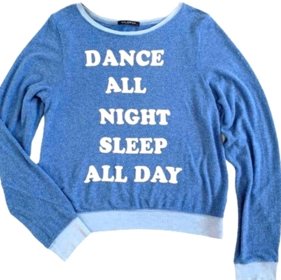 WILDFOX Dance All Night Sleep All Day Beach Jumper - Picture 1 of 3